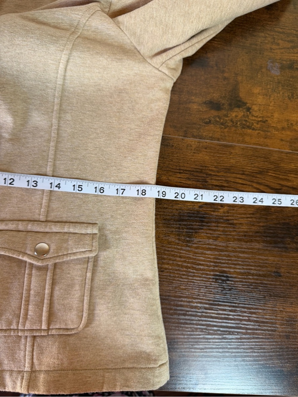 Liz Claiborne Women’s Medium Tan Beige Full Zip Mock Neck Jacket Cotton Blend - Picture 15 of 16